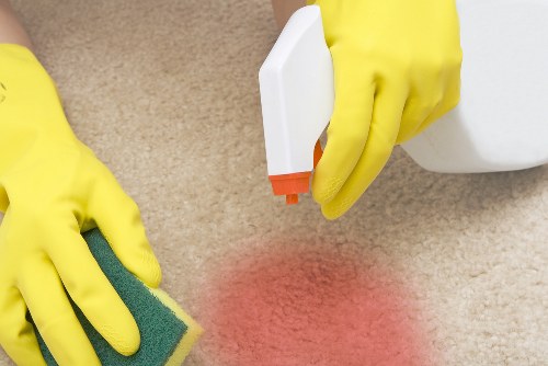 Airbnb cleaning service for a Richmond short-term rental living room