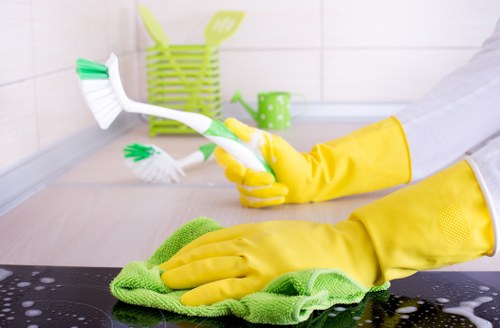 Waste handling and compliance terms for cleaning services