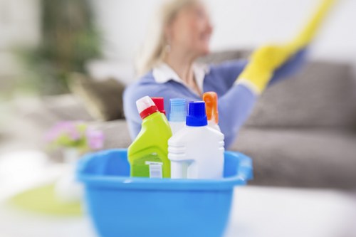 Careful cleaning of a patio surface in Richmond using the right method