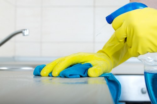 Weekly cleaning service in a Richmond property