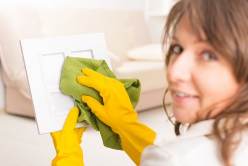 Kitchen deep clean during a Richmond move-out service